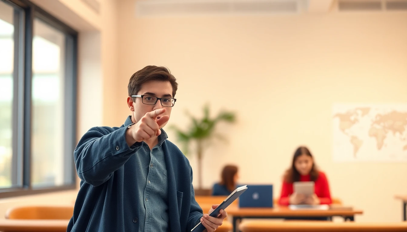 Ambrose University students learning in a modern classroom with hands-on training materials