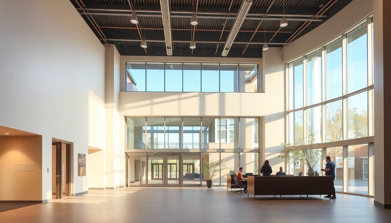 Allard Hall at MacEwan University and the Fine Arts Faculty