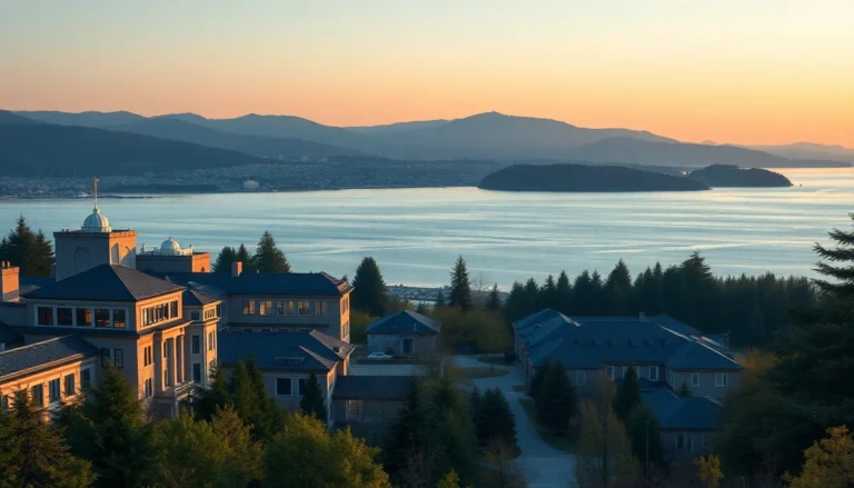 The University of British Columbia Vancouver Canada: Aerial view of The University of British Columbia Vancouver Canada campu