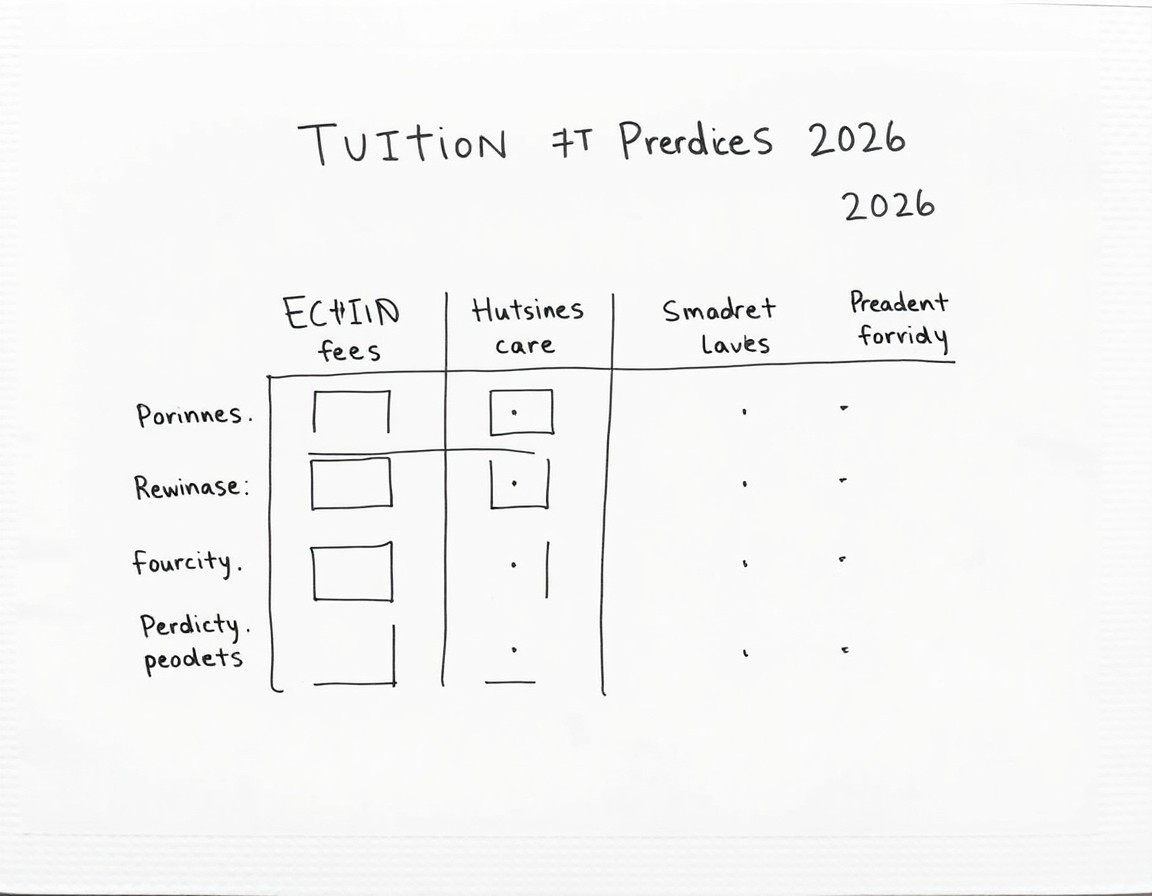 Comparison chart of estimated tuition costs for ECUAD in 2026 versus other Canadian art schools