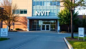 Nicola Valley Institute of Technology: NVIT Merritt campus entrance at 4155 Belshaw Street in British Columbia.