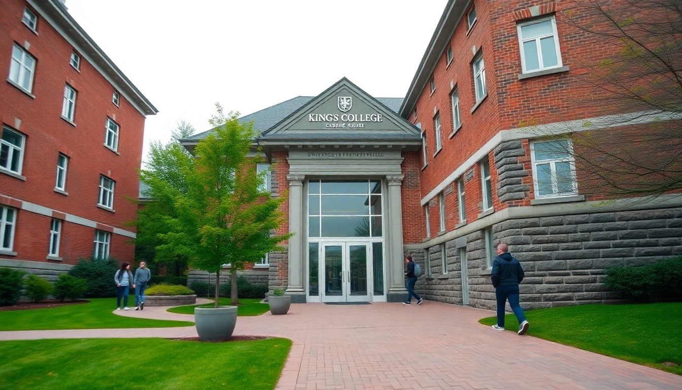 Halifax Coburg Road campus entrance at University of King
