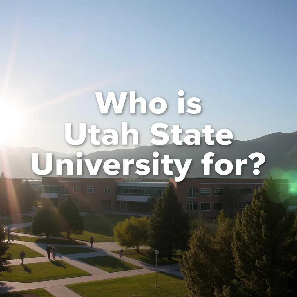 Utah State University — Who is Utah State University for?