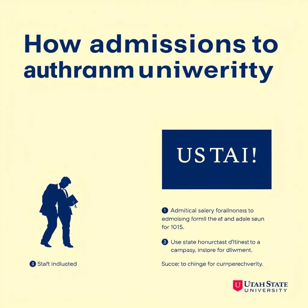 Utah State University — How do admissions to Utah State University work?